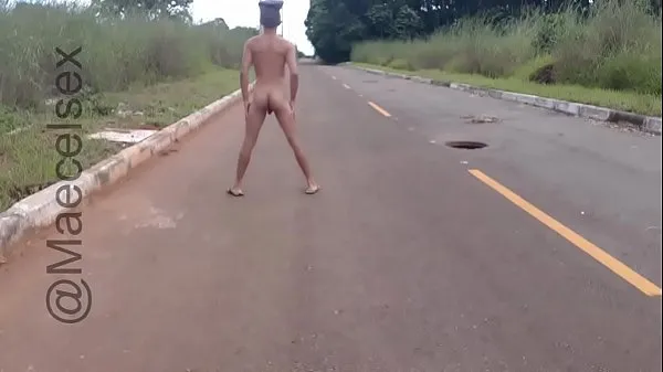 Hot walking naked in the street warm Movies
