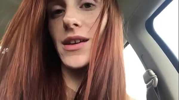 Hot Cute Redhead shops for and uses cucumber warm Movies