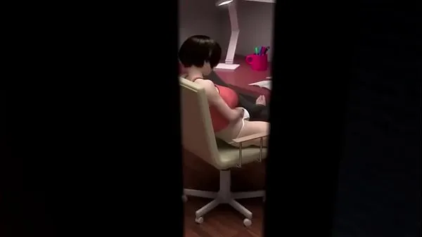 ภาพยนตร์ยอดนิยม 3D Hentai | Sister caught masturbating and fucked เรื่องอบอุ่น