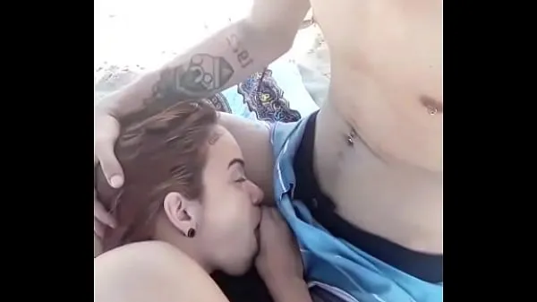Hot Blowjob on the beach warm Movies