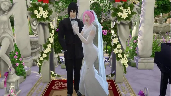 Hot Sakura's Wedding Part 1 Naruto Hentai Netorare Wife Cheated Wedding Tricked Husband Cuckold Anime warm Movies