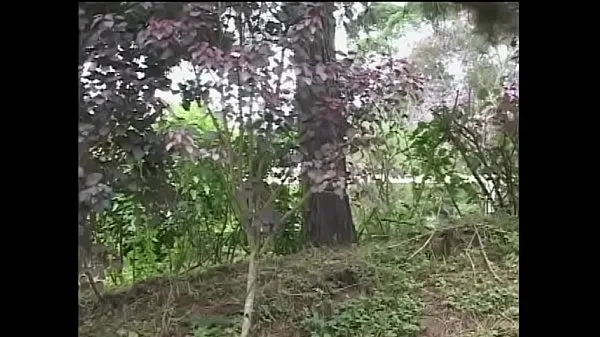 Blonde gets mounted on woods naked then gets her pussy and ass licked and drilled by deep-chested horseman Film hangat yang hangat