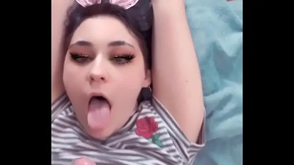 Hot Gorgeous teen sucks dick while flirting with dudes on snap POV warm Movies