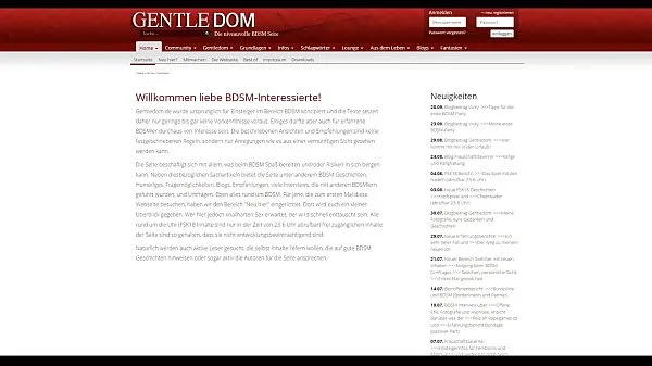 گرم BDSM interview: Interview with Gentledom.de - The free & high-quality BDSM community گرم فلمیں