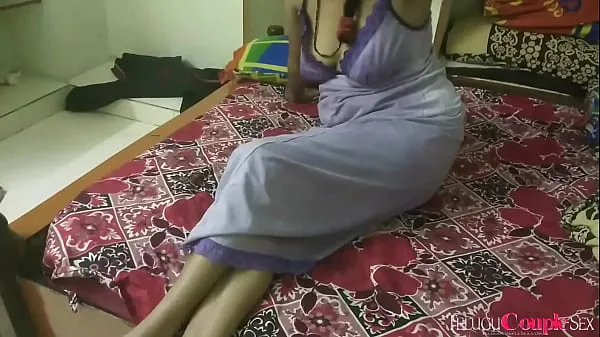 Hot Telugu wife giving blowjob in sexy nighty warm Movies
