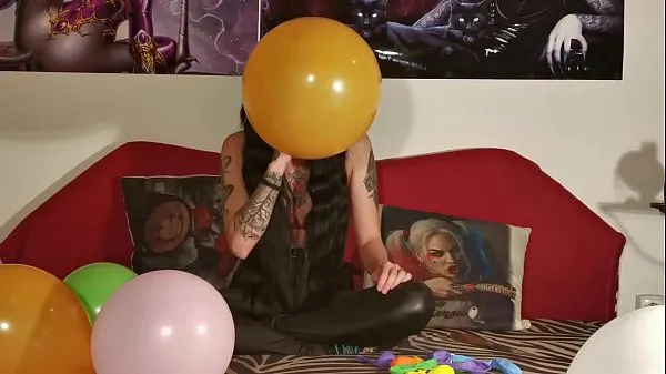 Hot Sexy teen girl's balloon fetish part2 1080p warm Movies