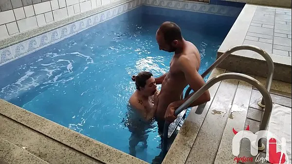 뜨거운 Wish for Pregnancy) I couldn't resist and called the water aerobics teacher to fuck 따뜻한 영화