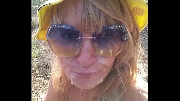Hotte Kinky Selfie - Quick fuck in the forest. Blowjob, Ass Licking, Doggystyle, Cum on face. Outdoor sex varme filmer