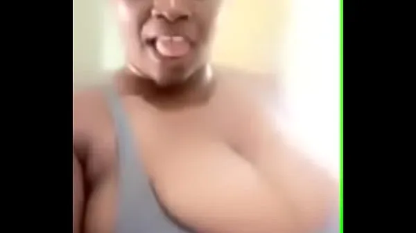 Nigeria lady with big boob's Filem hangat panas