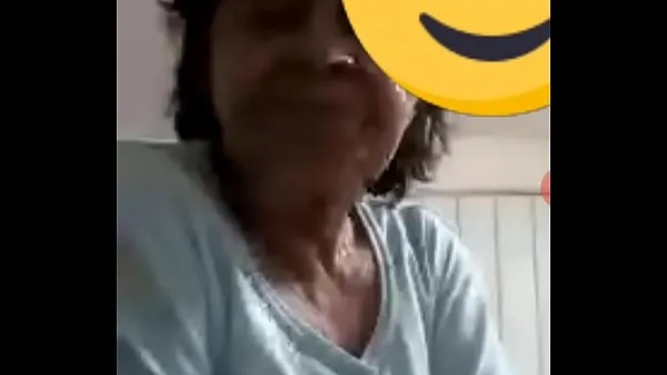 Hot My granny can't stand the quarantine and makes me a video call warm Movies