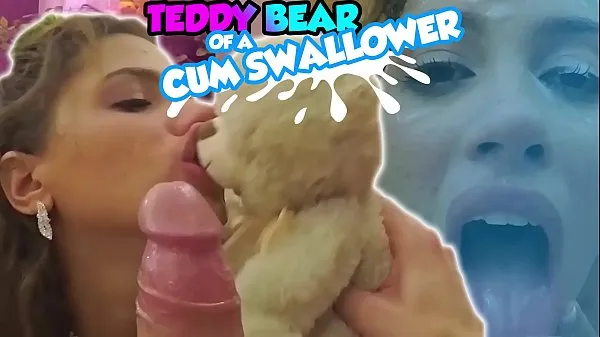 Hot Trailer Teen received Huge Cum Load on her Face while Holding her TeddyBear warm Movies