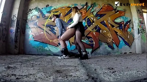 Hete Drawing graffiti, fucking a guy and giving cum on my chest (risky public pegging warme films