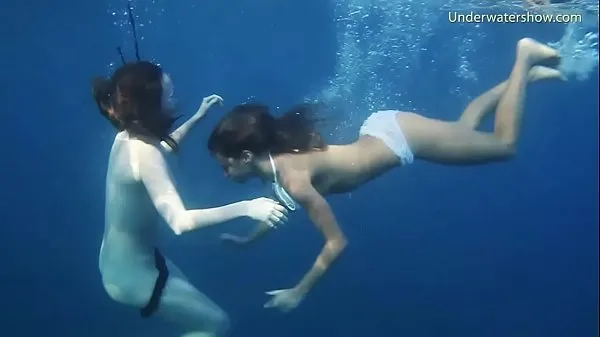 Hot Naked girls on Tenerife having fun in the water warm Movies
