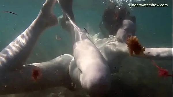 Hot Underwatershow presents underwater Tenerife girls warm Movies