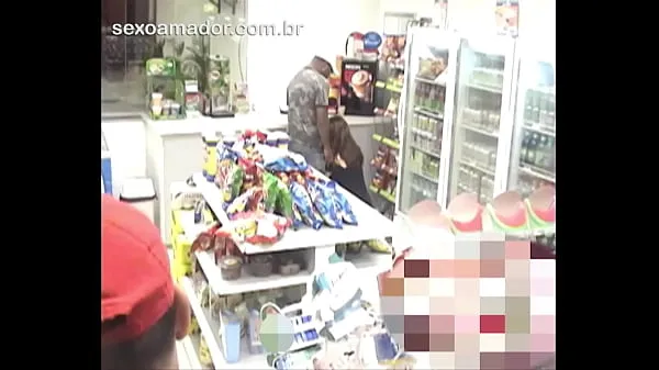 Surveillance equipment films d. woman sucking cock of man in convenience store Film hangat yang hangat