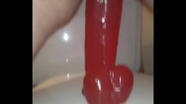 गर्म Fat bitch takes a huge dildo in her pussy गर्म फिल्में