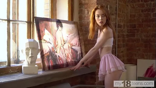 뜨거운 MY18TEENS - Amazing Lottie Magne masturbation in the art room 따뜻한 영화