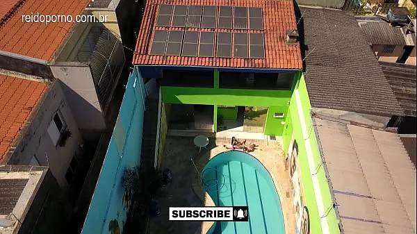 Καυτές Incredible video of DRONE in São Paulo that catches couple fucking by the pool ζεστές ταινίες