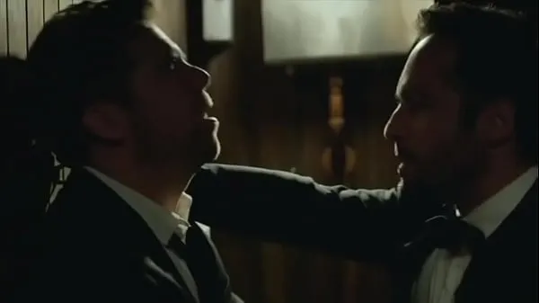 Hotte Alex DImitriades and Patrick Brammall gay kiss from movie Ruben Guthrie varme film