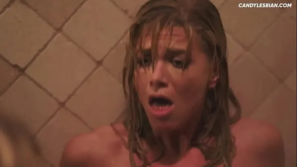 گرم Two Horny Lesbian Caught Fucking on Shower گرم فلمیں