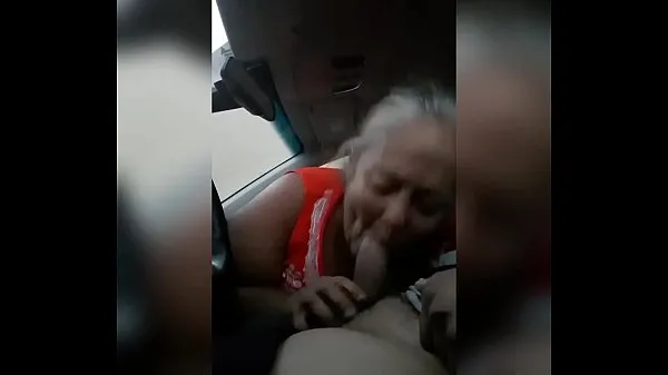 Hotte Grandma sucking dick varme film