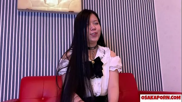 Gorące 24 years cute amateur Asian enjoys interview of sex. Young Japanese masturbates with fuck toy. Alice 1 OSAKAPORNciepłe filmy