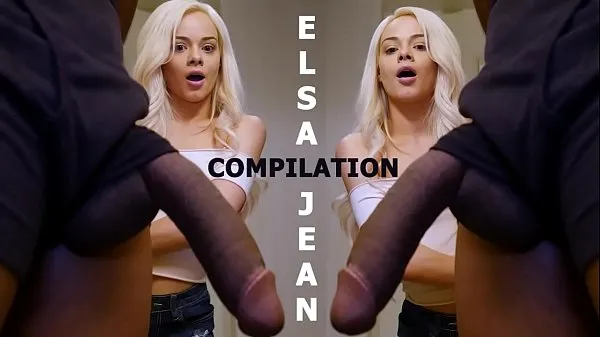 BANGBROS - Teen Elsa Jean Compilation: Petite Girl Stuffed With Big Cocks Film hangat yang hangat