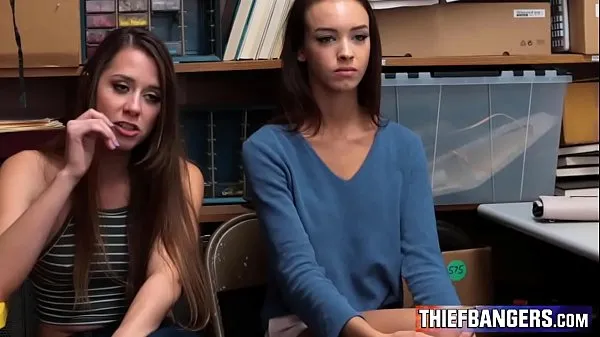 گرم Shoplifting Teen Pals Charity Crawford & Zoey Laine Fucked By Pervert Officer گرم فلمیں