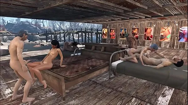 Hot FO4 A room for eight warm Movies