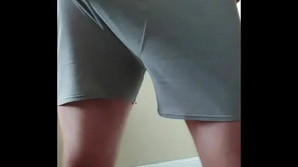 Hot Revealing my huge uncut cock from boxers warm Movies