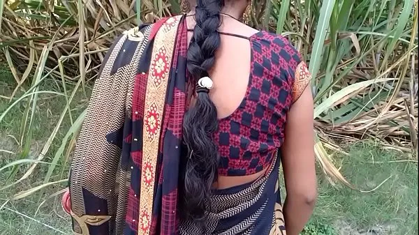 Quente Desi Village vídeo de sexo ao ar livre com garota gostosa Filmes quentes