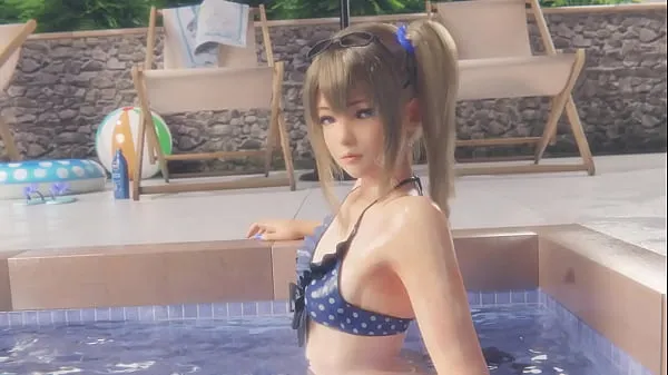 Hot 3d hentai girl expose her pussy in pool warm Movies