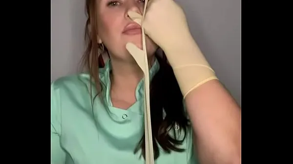 गर्म Mature cunt wearing tight latex Gloves 4 गर्म फिल्में