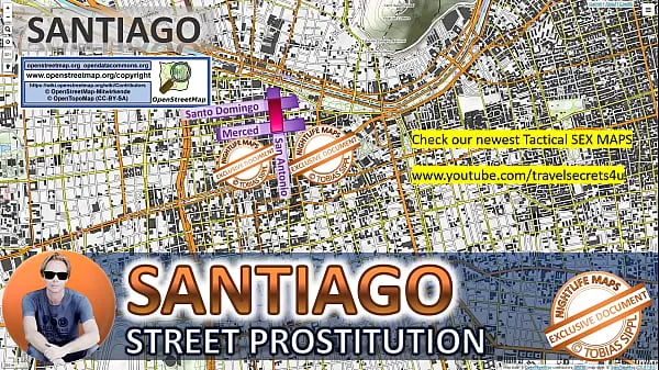 ホットな チリのサンティアゴの路上売春マップ。ストリートワーカー、フリーランサー、売春宿の場所が示されています。また、市内のバー、ナイトライフ、歓楽街も紹介しています 温かい映画