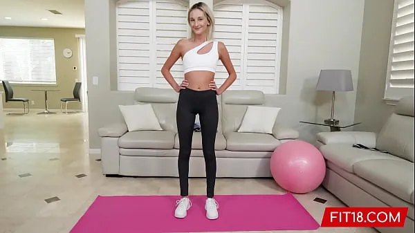 Hot FIT18 - Tallie Lorain - Casting Under 100lb Super Skinny Blonde For Fitness Shoot - 60FPS warm Movies