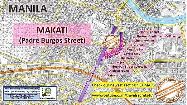 Hot Street Map of Manila, Phlippines with Indication where to find Streetworkers, Freelancers and Brothels. Also we show you the Bar and Nightlife Scene in the City warm Movies