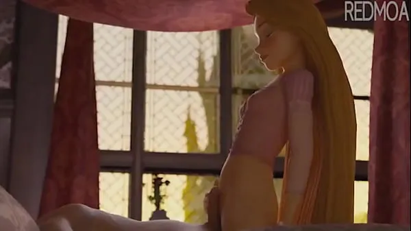 Hotte Rapunzel Inocene Giving A Little Bit In Portuguese (LankaSis varme filmer