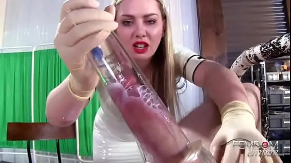 Vroči Nurse she like work with milker Machine topli filmi