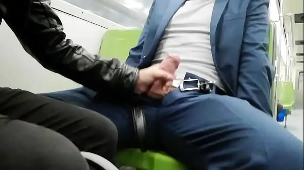 Hot Cruising in the Metro with an embarrassed boy warm Movies