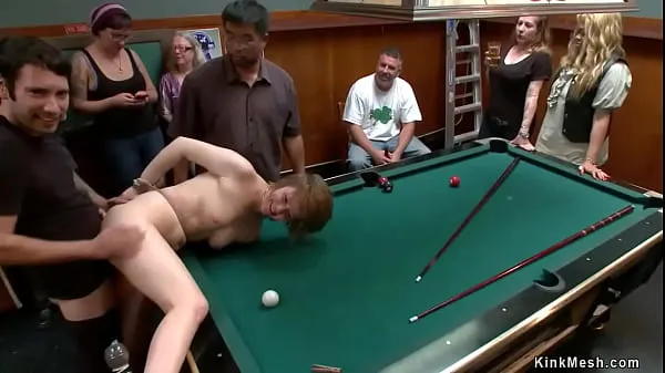 Hot Blindfolded slut fucked in public bar warm Movies