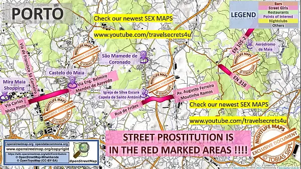 Películas calientes Porto, Portugal, Mapa de sexo, Mapa de prostitución callejera, Salones de masajes, Burdeles, Putas, Callgirls, Bordell, Freelancer, Streetworker, Prostitutas cálidas