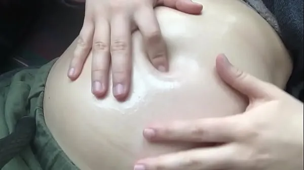 Hot Oiled up bellybutton play & fingering warm Movies