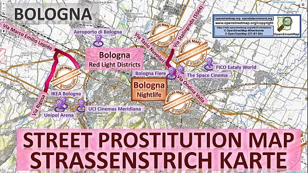 Žhavé Street Map of Bologna, Italy, Italien with Indication where to find Streetworkers, Freelancers, Brothels, Blowjobs and Teens. Also we show you the Bar, Nightlife and Red Light District in the City žhavé filmy