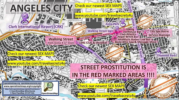 گرم Street Prostitution Map of Angeles City, Phlippines with Indication where to find Streetworkers, Freelancers and Brothels. Also we show you the Bar, Nightlife and Red Light District in the City گرم فلمیں