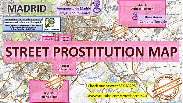 Hotte Madrid, Spain, Sex Map, Street Map, Massage Parlours, Brothels, Whores, Callgirls, Bordell, Freelancer, Streetworker, Prostitutes varme film