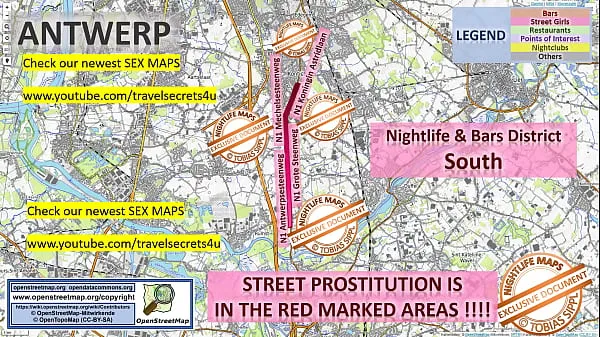 뜨거운 Street Map of Antwerp, Belgium with Indication where to find Streetworkers, Freelancers and Brothels. Also we show you the Bar, Nightlife and Red Light District in the City 따뜻한 영화