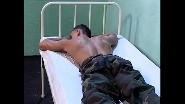 soldier absent without leave arrested and fucked takes cum in mouth Filem hangat panas
