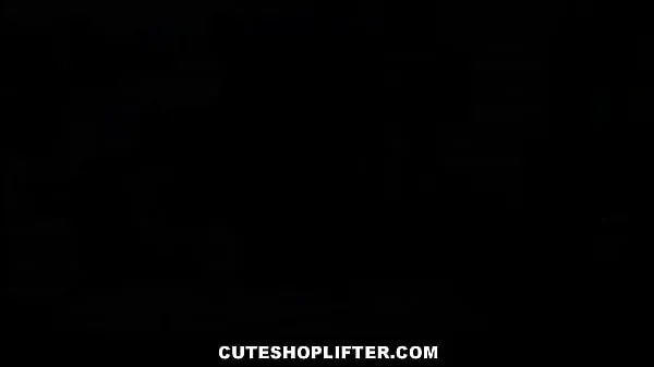 CuteShoplifter - Hot Skinny Tiny Teen Shoplifter Gianna Gem Fucked By Officer For No Real Cops Film hangat yang hangat