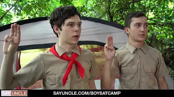 Kuumia Two Camp Boys Disciplined For Not Following Orders lämpimiä elokuvia