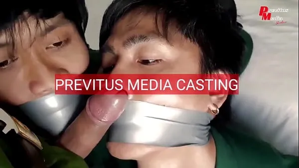 Hotte The policeman and the soldier were lured into sex while casting at Previtus Media Studio varme film
